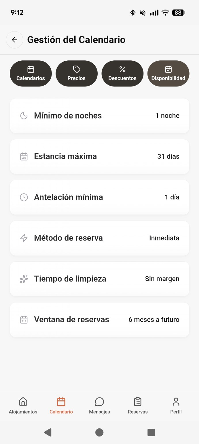Disponibilidad